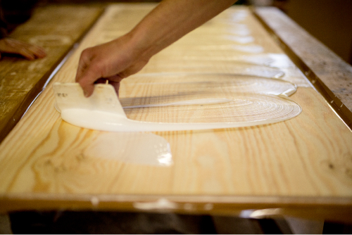 Industrial wood adhesive