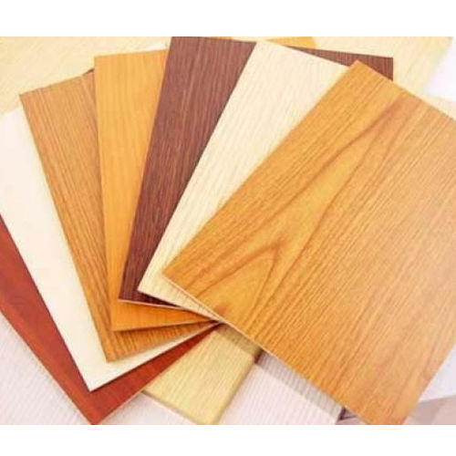 Fan of decorative laminate sheet samples